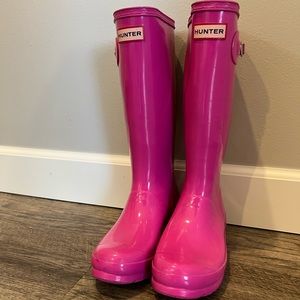 HUNTER Original Kids' Gloss Rain Boot 4B 5G